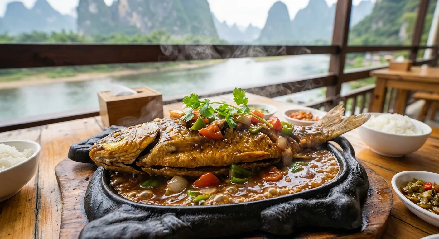 广西特色美食 — 阳朔啤酒鱼