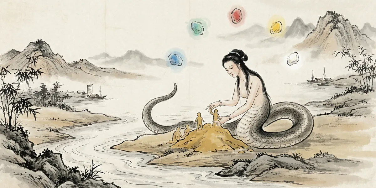 女娲 Nüwa — 抟土造人的华夏圣母
