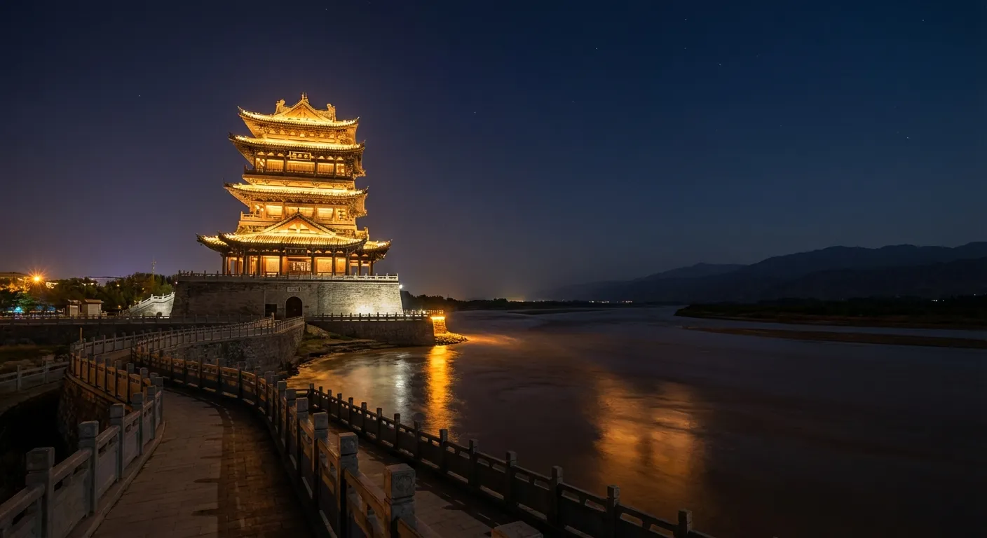 宁夏 黄河楼