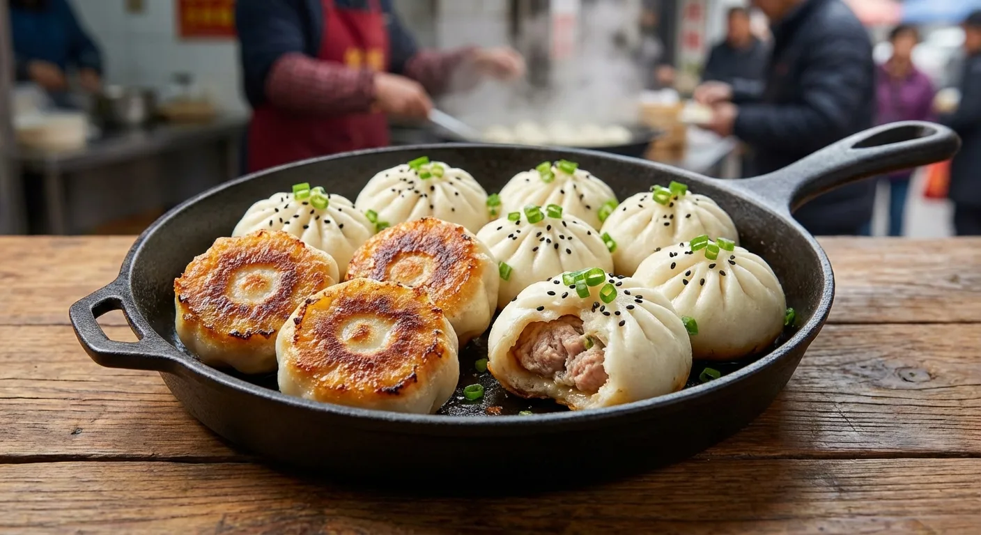 ShanghaiLocal Cuisine — Shengjian Bao